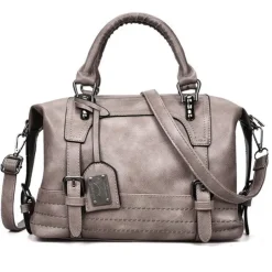 Women's Faux Leather Satchel Handbag - Perfect for Daily Use, Work, and Travel