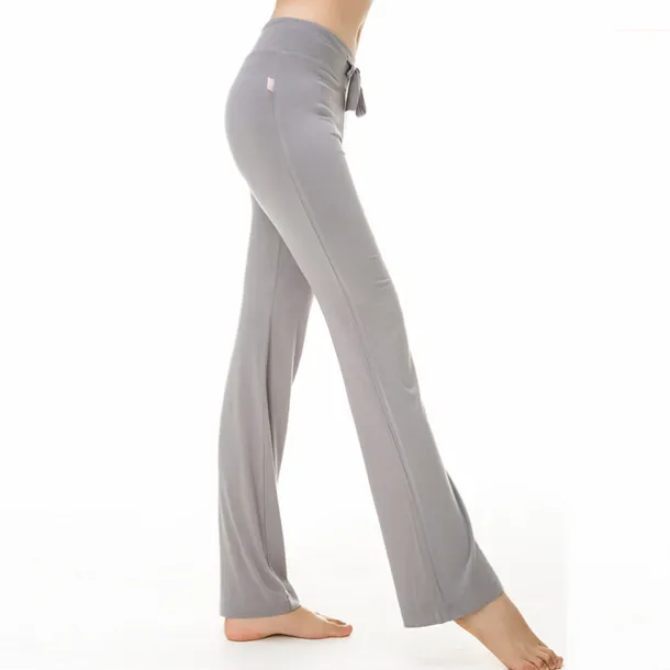 Women's Flare Leg Pants Wide Leg Quick Dry Moisture Wicking High Waist Yoga Fitness Gym Workout Bottoms Dark Grey Peacock Lake Blue H00109 White Modal Cotton Winter Sports Activewear / Athletic