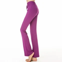 Women's Flare Leg Pants Wide Leg Quick Dry Moisture Wicking High Waist Yoga Fitness Gym Workout Bottoms Dark Grey Peacock Lake Blue H00109 White Modal Cotton Winter Sports Activewear / Athletic