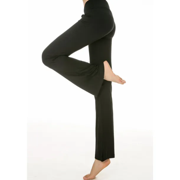 Women's Flare Leg Pants Wide Leg Quick Dry Moisture Wicking High Waist Yoga Fitness Gym Workout Bottoms Dark Grey Peacock Lake Blue H00109 White Modal Cotton Winter Sports Activewear / Athletic