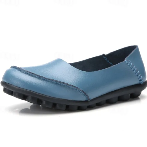 Women's Flats Slip-Ons Loafers Plus Size Barefoot shoes Comfort Shoes Outdoor Daily Solid Color Summer Flat Heel Round Toe Casual Comfort Minimalism Faux Leather PU Loafer Wine Red Black White