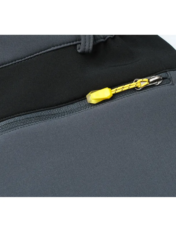 Women's Fleece Lined Pants Hiking Pants Trousers Softshell Pants Winter Outdoor Thermal Warm Waterproof Windproof Insulated 5 Zipper Pocket Elastic Waist Bottoms Pants Purple Army Green Dark Gray