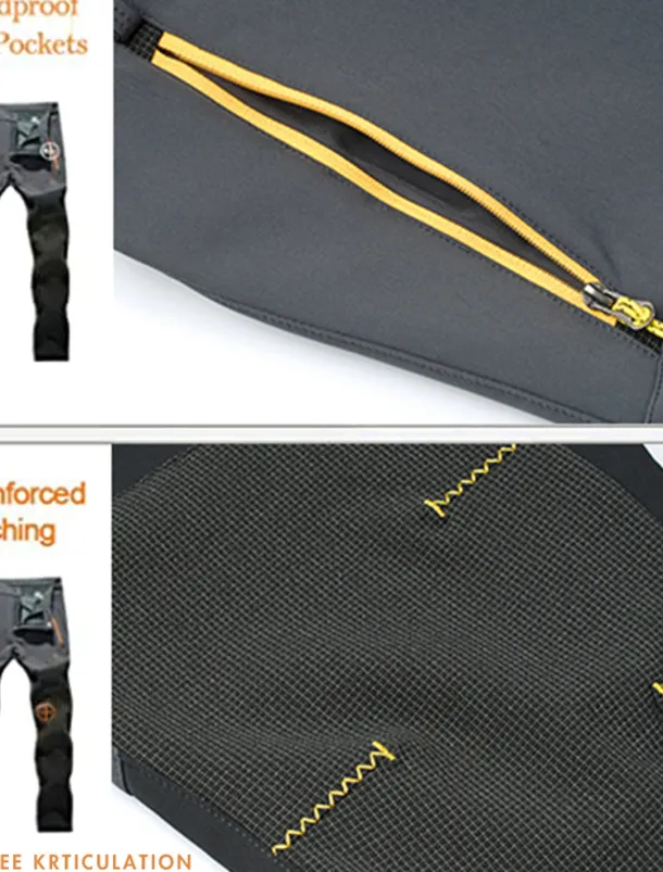 Women's Fleece Lined Pants Hiking Pants Trousers Softshell Pants Winter Outdoor Thermal Warm Waterproof Windproof Insulated 5 Zipper Pocket Elastic Waist Bottoms Pants Purple Army Green Dark Gray