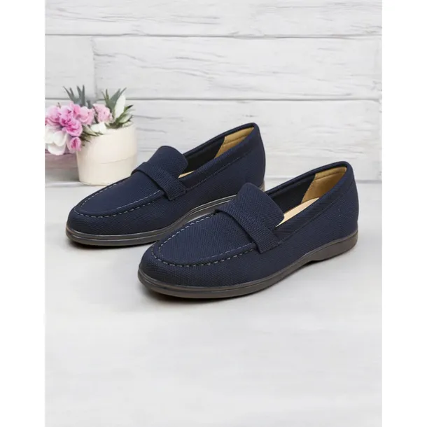 Women's Flyknit Slip-On Loafers - Lightweight Casual Walking Shoes for Work & Daily Wear