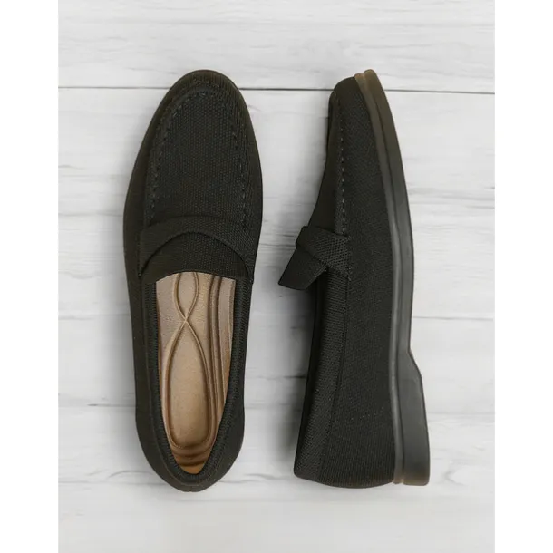 Women's Flyknit Slip-On Loafers - Lightweight Casual Walking Shoes for Work & Daily Wear