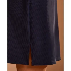 Women's Golf Dress Navy Blue Rose Red Sleeveless Dress Ladies Golf Attire Clothes Outfits Wear Apparel