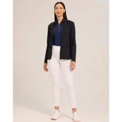 Women's Golf Jacket Black White Navy Blue Long Sleeve Top Ladies Golf Attire Clothes Outfits Wear Apparel