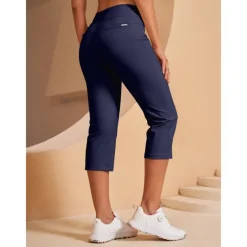 Women's Golf Pants Black Pink Red Bottoms Ladies Golf Attire Clothes Outfits Wear Apparel