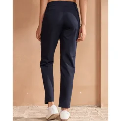 Women's Golf Pants Navy Black Pants / Trousers Ladies Golf Attire Clothes Outfits Wear Apparel
