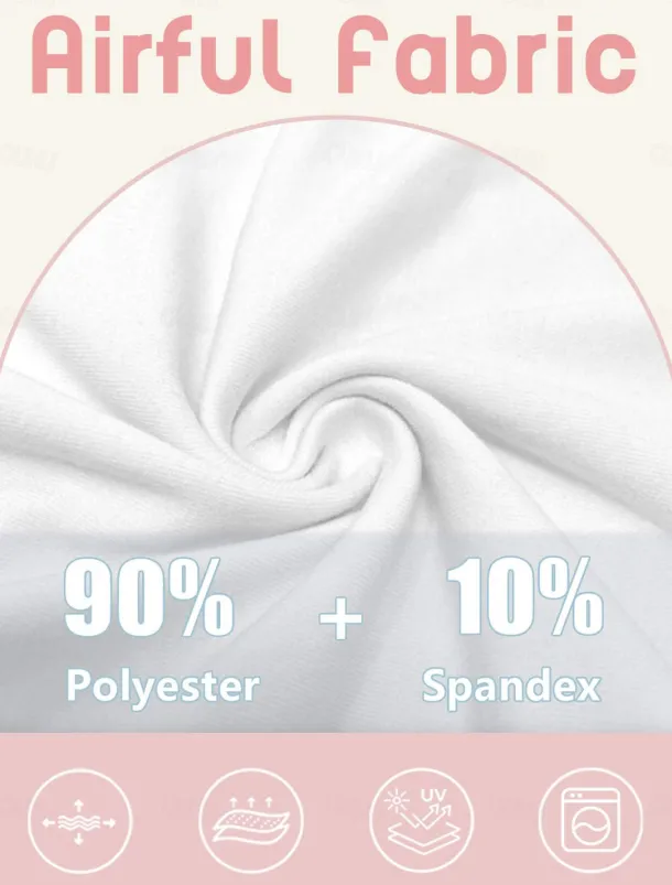 Women's Golf Polo Shirt Golf Clothes Pink Green Sleeveless Sun Protection Lightweight T Shirt Top Ladies Golf Attire Clothes Outfits Wear Apparel