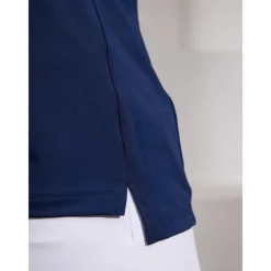 Women's Golf Polo Shirt Navy Rose Red Sleeveless Top Ladies Golf Attire Clothes Outfits Wear Apparel