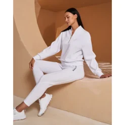 Women's Golf Pullover Sweatshirt Black White Dark Navy Long Sleeve Top Ladies Golf Attire Clothes Outfits Wear Apparel