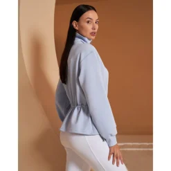 Women's Golf Pullover Sweatshirt Black Dark Navy Light Purple Long Sleeve Top Ladies Golf Attire Clothes Outfits Wear Apparel