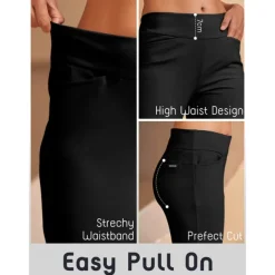 Women's Golf Shorts Black Dark Navy Shorts Ladies Golf Attire Clothes Outfits Wear Apparel