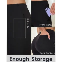 Women's Golf Shorts 22.5inch Slim-Fit Stretch Shorts Navy Black Shorts Ladies Golf Attire Clothes Outfits Wear Apparel