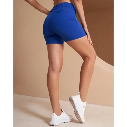 Women's Golf Shorts Royal Blue Shorts Ladies Golf Attire Clothes Outfits Wear Apparel