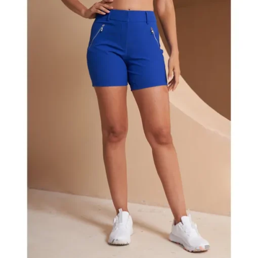 Women's Golf Shorts Royal Blue Shorts Ladies Golf Attire Clothes Outfits Wear Apparel