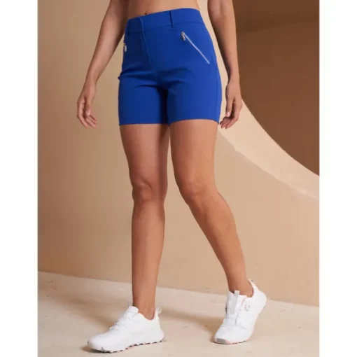 Women's Golf Shorts Royal Blue Shorts Ladies Golf Attire Clothes Outfits Wear Apparel