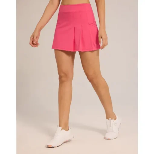 Women's Golf Skorts Dark Pink Bottoms Ladies Golf Attire Clothes Outfits Wear Apparel