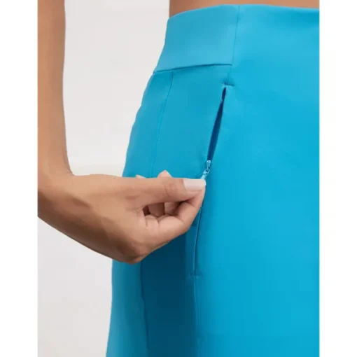Women's Golf Skorts 19inch Blue Bottoms Ladies Golf Attire Clothes Outfits Wear Apparel