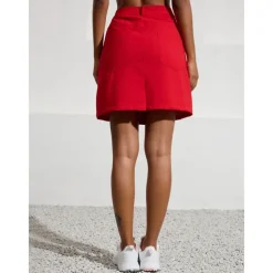 Women's Golf Skorts 18inch Red Bottoms Ladies Golf Attire Clothes Outfits Wear Apparel