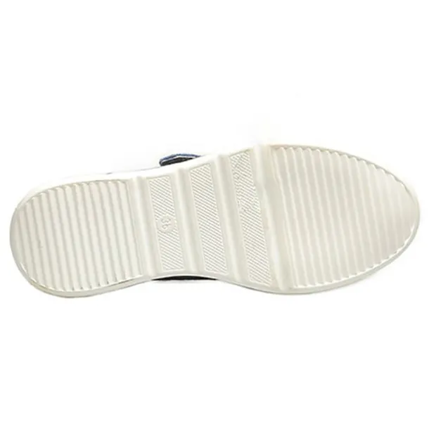 Women's Gray Wedge Sneakers – Slip-On Breathable Casual Walking Shoes with Zipper for Outdoor & Everyday Wear