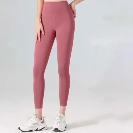 Women's Gym Leggings Joggers Leggings Basic Lightweight High Waist Yoga Fitness Gym Workout Pants Light Brown Black White Fall Winter Sports Activewear Micro-elastic Skinny