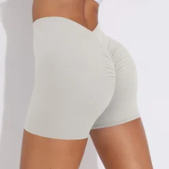 Women's Gym Shorts Yoga Shorts Workout Shorts High Waist Yoga Gym Workout Pilates Shorts Black White Royal Blue Sports Activewear Stretchy Slim