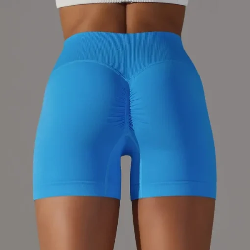 Women's Gym Shorts Yoga Shorts Workout Shorts Criss Cross Waist High Waist Yoga Gym Workout Pilates Shorts Black Army Green Red Sports Activewear Stretchy Slim