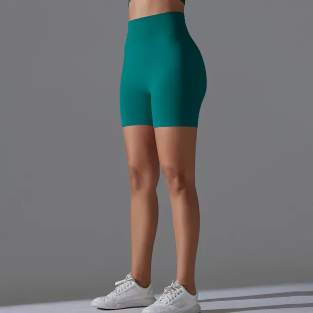 Women's Gym Shorts Yoga Shorts Workout Shorts Elastic Waistband High Waist Yoga Gym Workout Pilates Shorts Black Red Burgundy Sports Activewear Stretchy Slim