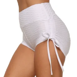 Women's Gym Shorts Yoga Shorts Scrunch Butt Tummy Control Butt Lift High Waist Yoga Fitness Gym Workout Shorts Black Yellow Red Spandex Sports Activewear Stretchy