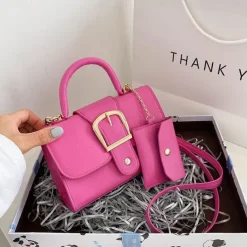 Women's Handbag Crossbody Bag PU Leather Daily Durable Solid Color Black White Yellow