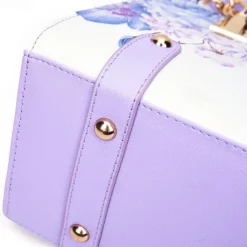 Women's Handbag PU Leather Office Daily Large Capacity Anti-Dust Geometric Flower Wine Black Red