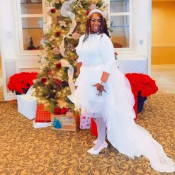 Women's High Waist High Low Layered Tulle Floor Length Spectial Occasion Skirt Retro Vintage Punk Gothic Halloween Party Wedding Carnival