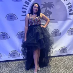 Women's High Waist High Low Layered Tulle Floor Length Spectial Occasion Skirt Retro Vintage Punk Gothic Halloween Party Wedding Carnival