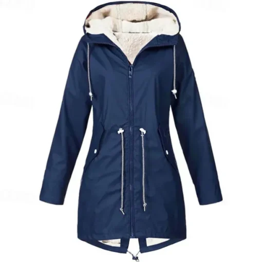 Women's Hiking Fleece Jacket Winter Outdoor Waterproof Warm Soft Comfortable Fleece Jackets Full Zip Camping / Hiking / Caving Traveling Winter Sports Black Pink Red Navy Blue Green