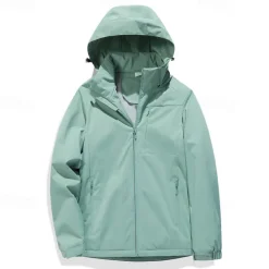 Women's Hiking Fleece Jacket Fleece Winter Outdoor Warm Soft Comfortable Fleece Jackets Full Zip Camping / Hiking / Caving Traveling Winter Sports Black Pink Red Purple Green