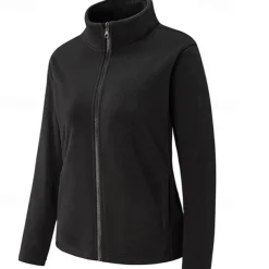 Women's Hiking Fleece Jacket Fleece Winter Outdoor Waterproof Windproof Warm Soft Fleece Jackets Full Zip Camping / Hiking / Caving Traveling Winter Sports Black Pink Red Blue Fuchsia