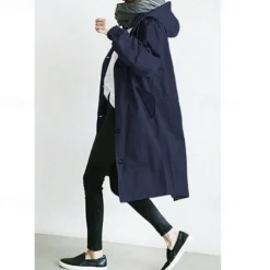 Women's Hiking Jacket Hiking Windbreaker Winter Outdoor Windproof Breathable Quick Dry Lightweight Outerwear Coat Top Climbing Camping / Hiking / Caving Traveling Lake blue Black Pink Army Green Red