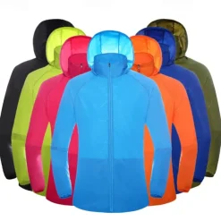 Women's Hiking Jacket Outdoor Sun Protection Breathable Lightweight Jacket Windbreaker Jacket Traveling Dark Grey Black White Yellow Pink