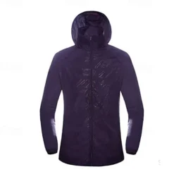 Women's Hiking Jacket Outdoor Sun Protection Breathable Lightweight Jacket Windbreaker Jacket Traveling Dark Grey Black White Yellow Pink