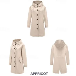 Women's Hiking Jacket Winter Outdoor Windproof Multi-Pockets Water Repellent Lightweight Jacket Camping / Hiking / Caving Black Army Green Red Light Grey Khaki