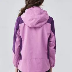 Women's Hiking Jacket Winter Outdoor Color Block Fleece Lining Windproof Water Resistant 3-in-1 Jacket Fleece Jackets Windbreaker Jacket Traveling Pink Light Purple Purple Orange Rose Red