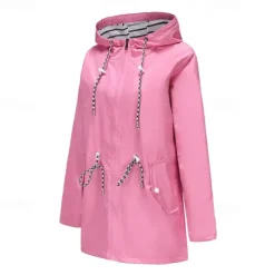 Women's Hiking Jacket Winter Outdoor Windproof Multi-Pockets Front Zipper Water Repellent Lightweight Jacket Full Zip Camping / Hiking / Caving Winter Sports Black Yellow Pink Red Dark Navy