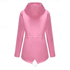 Women's Hiking Jacket Winter Outdoor Windproof Multi-Pockets Front Zipper Water Repellent Lightweight Jacket Full Zip Camping / Hiking / Caving Winter Sports Black Yellow Pink Red Dark Navy