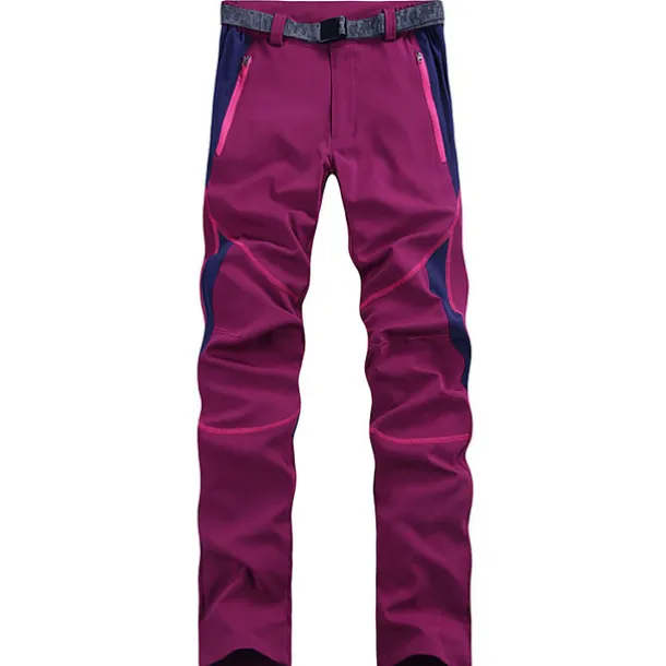 Women's Hiking Pants Trousers Patchwork Summer Outdoor Breathable Quick Dry Lightweight Sweat wicking Pants / Trousers Bottoms Zipper Pocket Black Purple Camping / Hiking Fishing Climbing S M L XL XXL