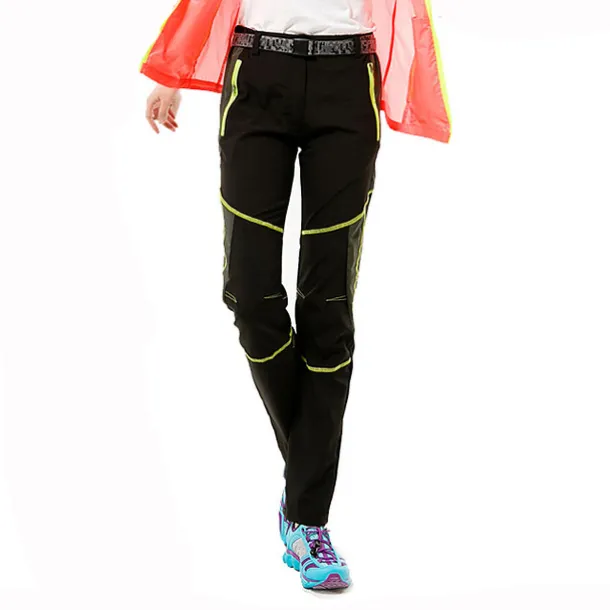 Women's Hiking Pants Trousers Patchwork Summer Outdoor Breathable Quick Dry Lightweight Sweat wicking Pants / Trousers Bottoms Zipper Pocket Black Purple Camping / Hiking Fishing Climbing S M L XL XXL