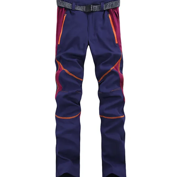 Women's Hiking Pants Trousers Patchwork Summer Outdoor Breathable Quick Dry Lightweight Sweat wicking Pants / Trousers Bottoms Zipper Pocket Black Purple Camping / Hiking Fishing Climbing S M L XL XXL