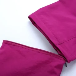 Women's Hiking Pants Trousers Convertible Pants / Zip Off Pants Solid Color Summer Outdoor Tailored Fit Waterproof Quick Dry Breathable Wear Resistance Nylon Bottoms Army Green Fuchsia Khaki Sky Blue