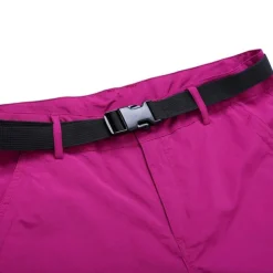 Women's Hiking Pants Trousers Convertible Pants / Zip Off Pants Solid Color Summer Outdoor Tailored Fit Waterproof Quick Dry Breathable Wear Resistance Nylon Bottoms Army Green Fuchsia Khaki Sky Blue